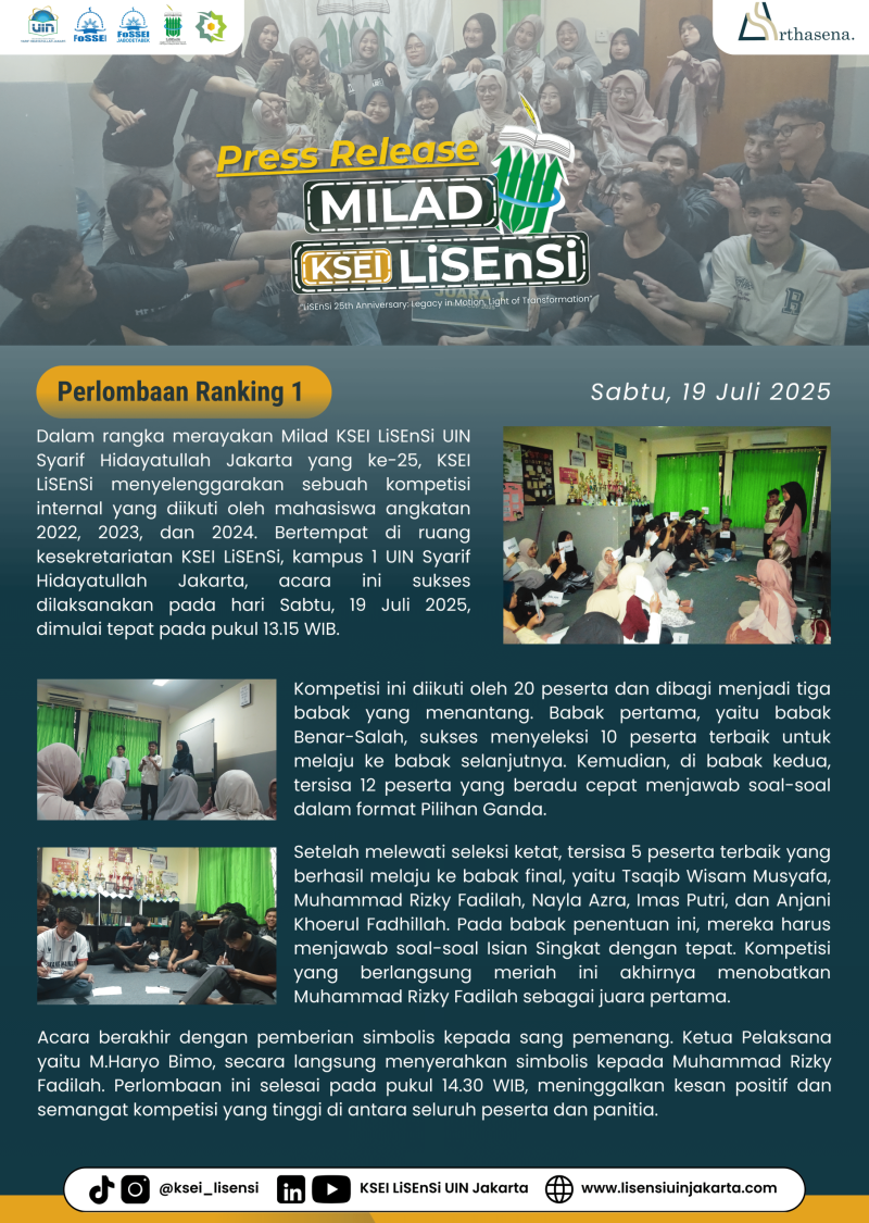 PERLOMBAAN RANKING 1