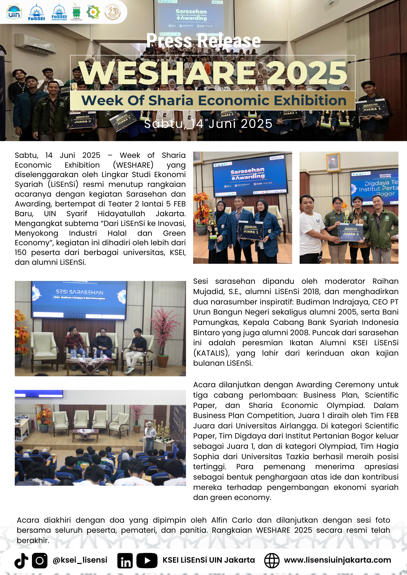DAY 3 SARASEHAN DAN AWARDING